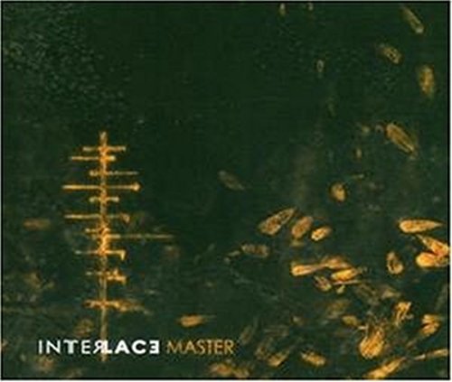 Dark green CD cover with golden abstract shapes and the word "INTERLACE MASTER".
