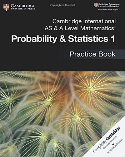 Cambridge AS & A Level Mathematics: Probability & Statistics 1 practice book cover.