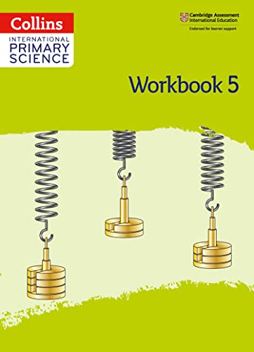 Science workbook cover with illustrations of spring scales and text.