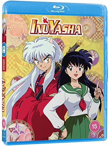 Inuyasha Blu-ray cover featuring Inuyasha and Kagome in anime style.