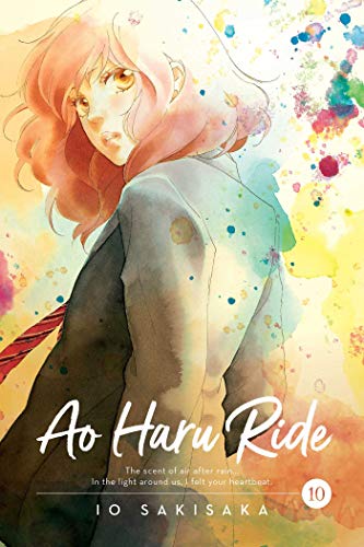 Manga volume 10 cover with watercolor illustration of a young woman.