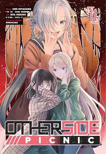 Manga cover with three young women, volume 11 of "Otherside Picnic.