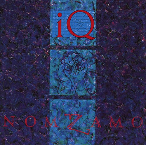 CD cover for "Nomzamo" by IQ, with abstract blue and red imagery.