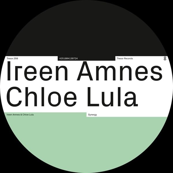 Vinyl record label with artists "Ireen Amnes" and "Chloe Lula" in white text.