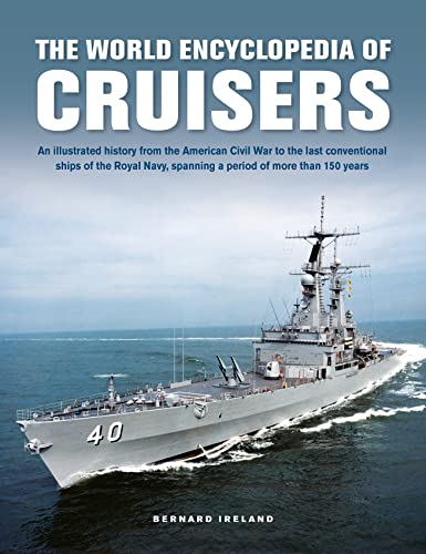 Book cover featuring a grey naval cruiser at sea with the title and author.