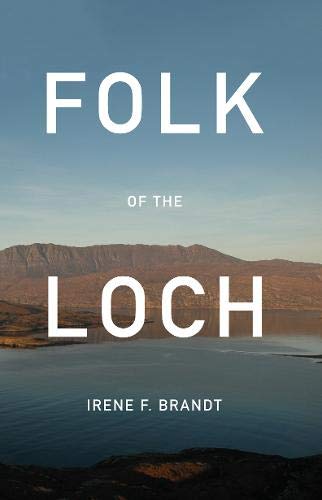 Book cover: "Folk of the Loch" with a loch and hills backdrop.