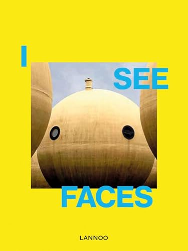 Book cover with rounded concrete structures resembling faces against a blue sky.