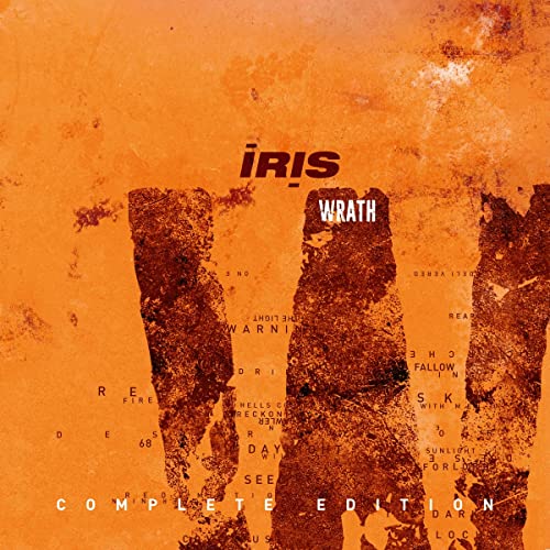CD cover for Iris - Wrath: Complete Edition, orange and brown tones.