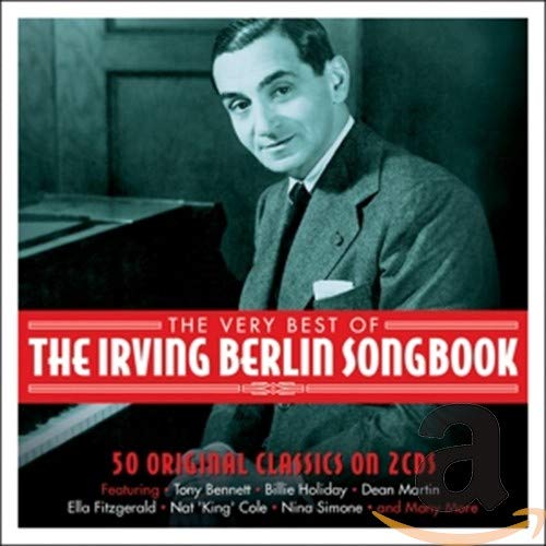 Irving Berlin portrait on CD cover for "The Very Best Of" songbook.