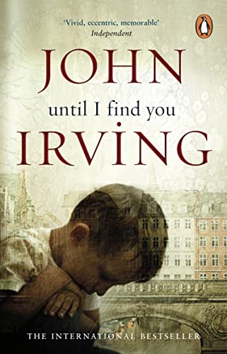 Book cover: "Until I Find You" by John Irving, with a shadowed figure.