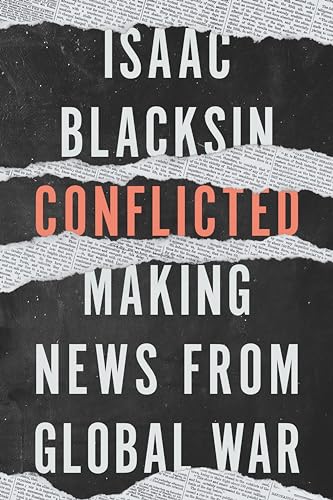 Book cover: "Conflicted" by Isaac Blacksin, with torn paper background.