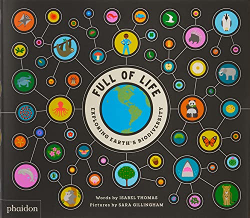 Book cover with colorful illustrations of animals and Earth.