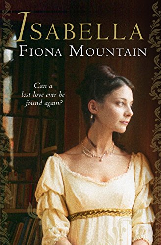 Book cover: Woman in period dress looking right, bookshelf background.