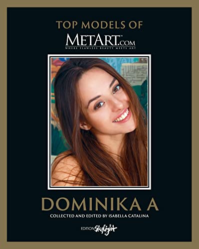 Book cover featuring a smiling woman with long brown hair, titled "Dominika A".