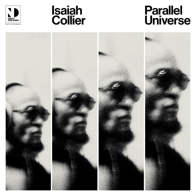 Album cover showing four grainy, vertical panels of Isaiah Collier wearing glasses.