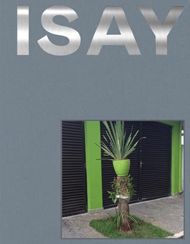 Book cover with silver title "ISAY" and image of a green building.