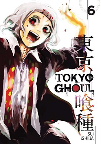 A manga character with white hair and bloody face and clothing on a white background.
