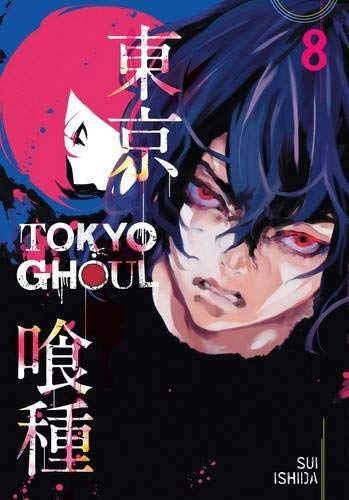 Tokyo Ghoul Volume 8" book cover with a character and red circle.