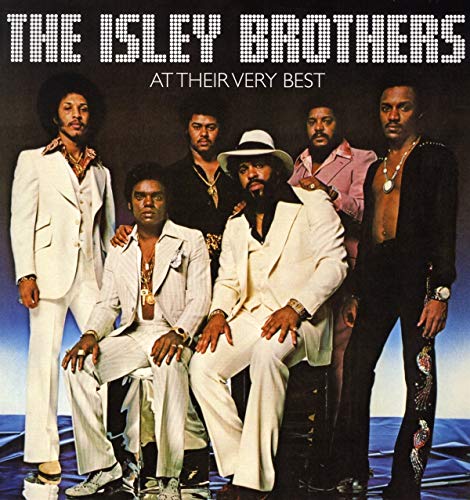 Isley Brothers album cover featuring a group portrait in 1970s attire.