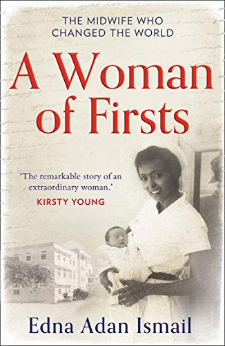 Book cover featuring Edna Adan Ismail holding a baby, hospital background.