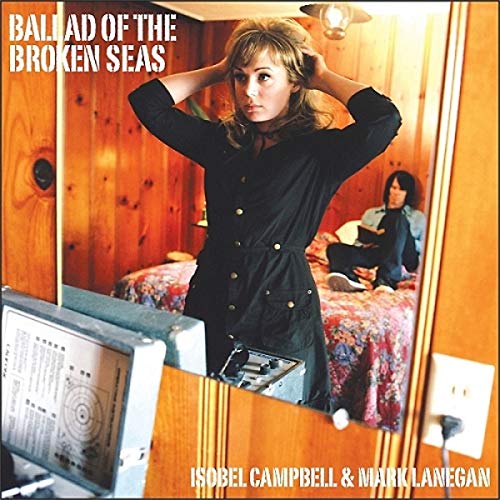 CD cover: Isobel Campbell & Mark Lanegan, woman reflected in mirror.