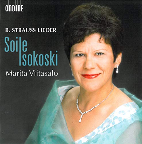 CD cover featuring a portrait of soprano Marita Viitasalo in blue gown.