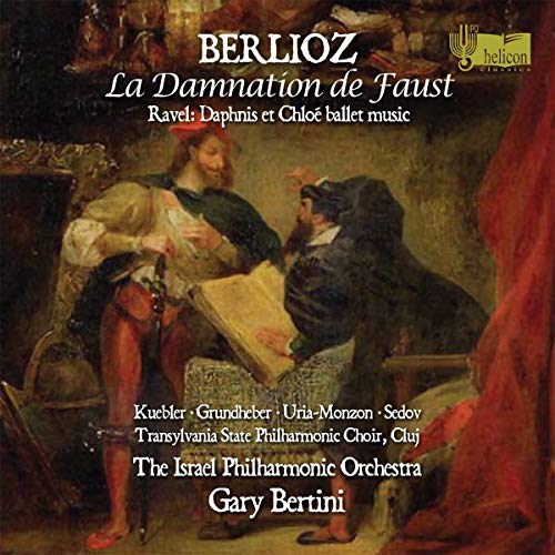 CD cover featuring a classical painting of two men reading a large book together.