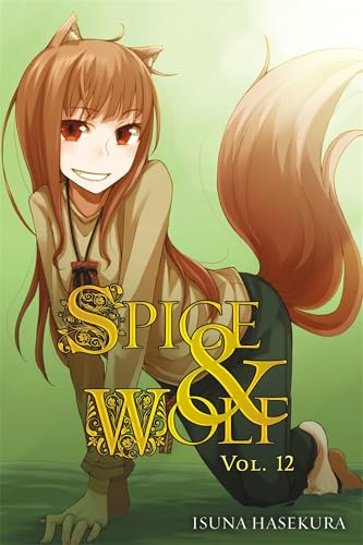 Spice and Wolf novel volume 12 cover featuring a wolf-eared woman.