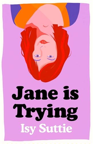 Book cover with a pink and purple illustration of a woman’s face.