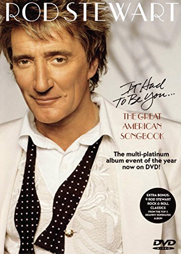 Rod Stewart DVD cover featuring a close-up portrait of the singer.