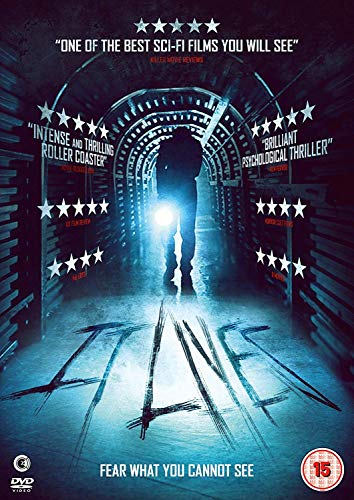 DVD cover showing a silhouetted figure holding a flashlight in a dark tunnel.