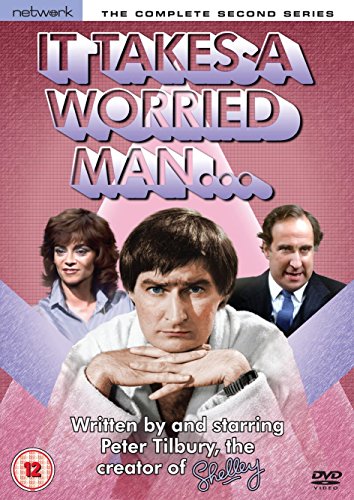 DVD cover for "It Takes A Worried Man" with three men and title.