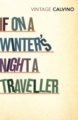 Book cover with title "If on a Winter's Night a Traveller" in multicolored text.
