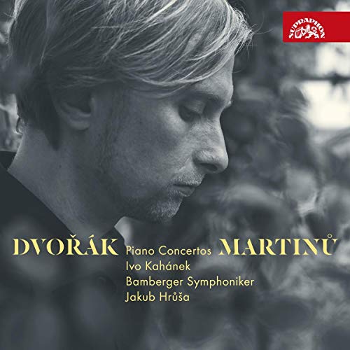 CD cover featuring pianist Ivo Kahanek, composers Dvorak and Martinu.