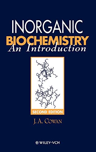 Book cover: "Inorganic Biochemistry" second edition, with molecular diagram.