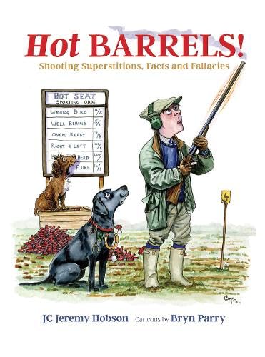 Book cover depicting a hunter, dogs, and a chalkboard with shooting odds.