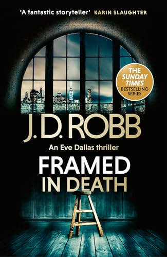 Book cover: dark room, arched window, city skyline, bold title text.