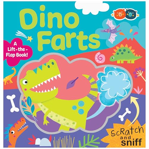 Book cover featuring a green cartoon dinosaur and a blue cloud on blue background.