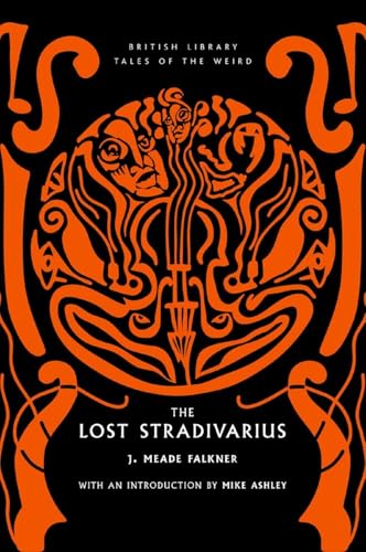 Book cover with violin, possibly antique, on a dark or muted background illustration.