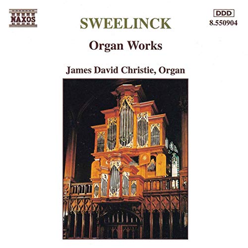 CD cover for Sweelinck’s Organ Works featuring a church organ.