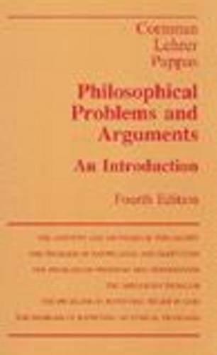 Red and orange book cover with title "Philosophical Problems and Arguments".