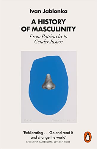 Book cover featuring the title and a blue abstract shape with a human nose.