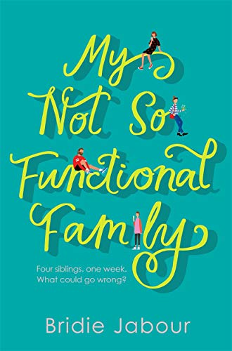 Book cover with yellow lettering and small illustrated figures of people.