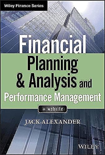 Book cover: "Financial Planning & Analysis and Performance Management" by Jack Alexander.