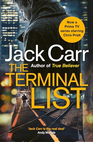 Book cover featuring a person in a coat over a train track scene.