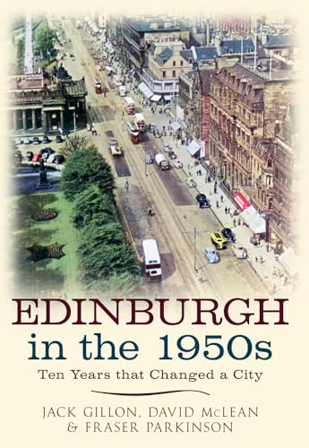 Book cover: aerial view of 1950s Edinburgh street scene.