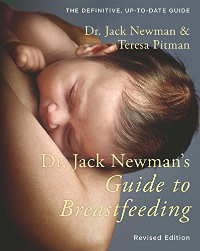 Book cover: baby being held, title “Dr. Jack Newman’s Guide to Breastfeeding.”