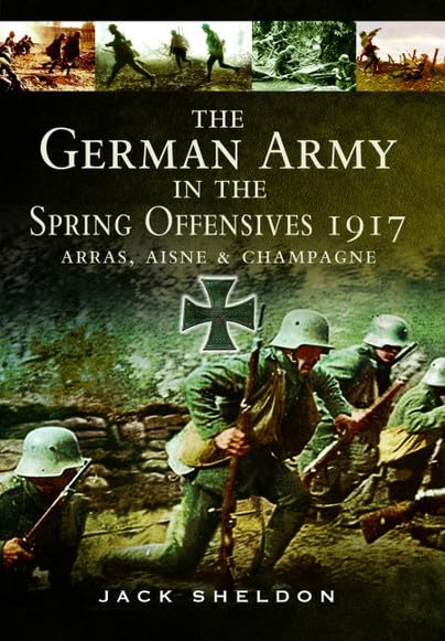Book cover showing German soldiers in World War I helmets charging across a battlefield.