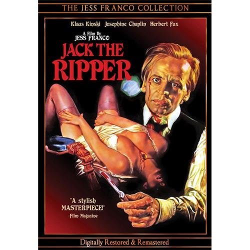 DVD cover for "Jack The Ripper" featuring a man and a victim.