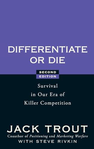 Book cover: “Differentiate or Die” by Jack Trout, second edition.